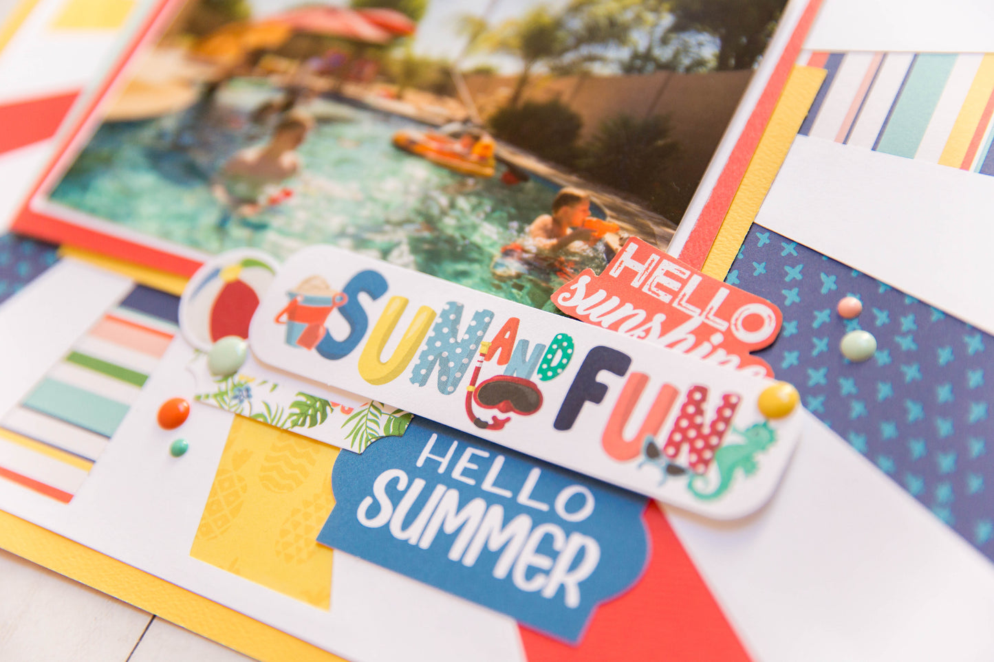 "Soak Up the Sun" Page Kit by Meridy Twilling