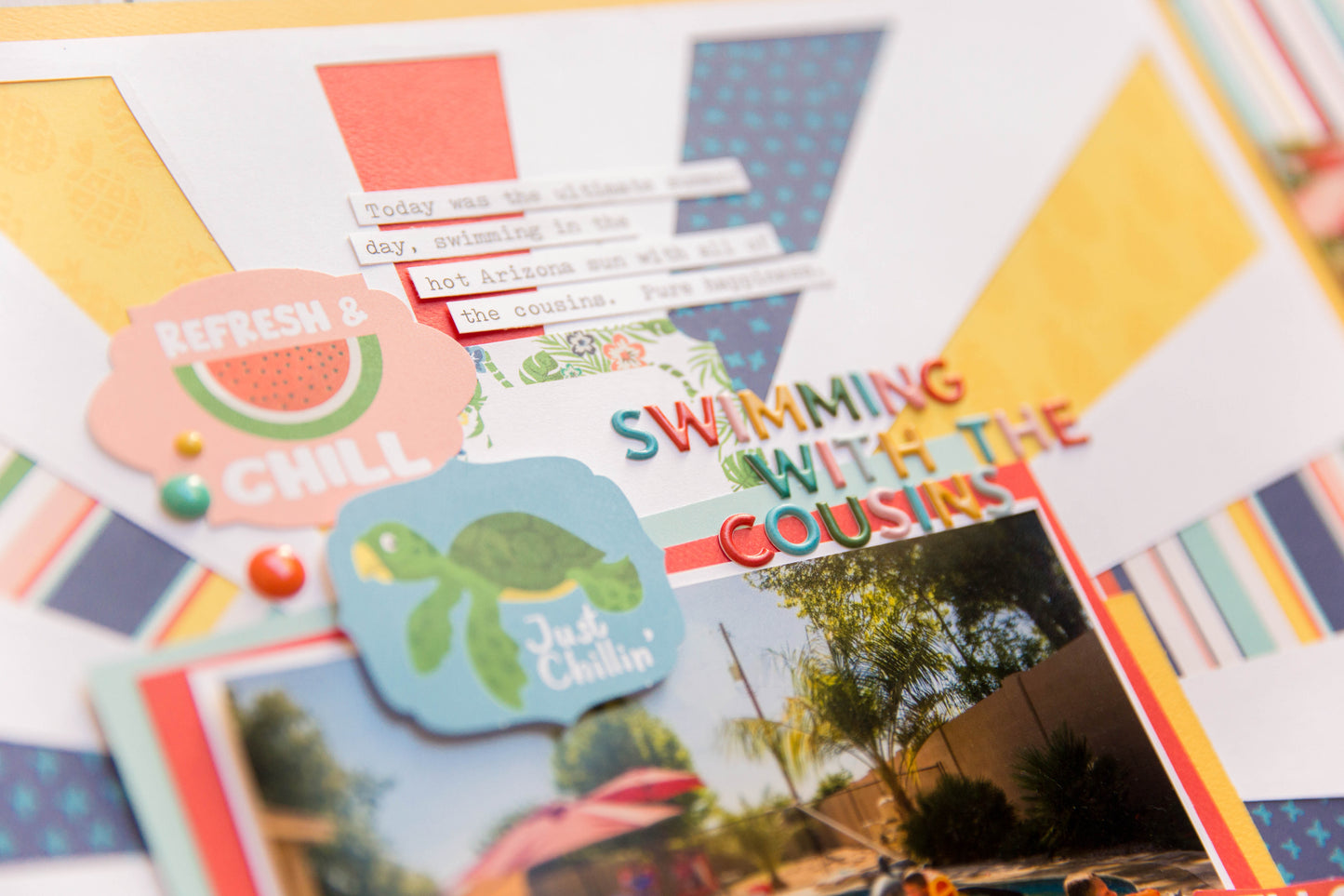 "Soak Up the Sun" Page Kit by Meridy Twilling