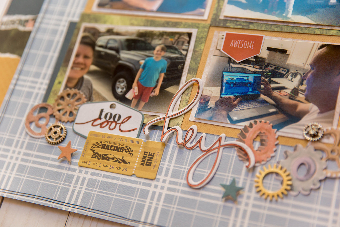 "Planes, Trains, & Automobiles" Page Kit by Meridy Twilling