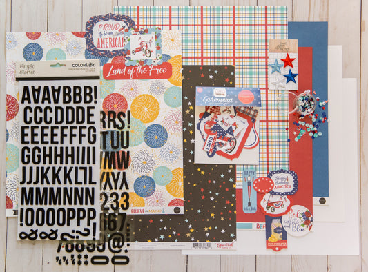 "Celebrate, Sparkle, and Shine" Page Kit by Meridy Twilling