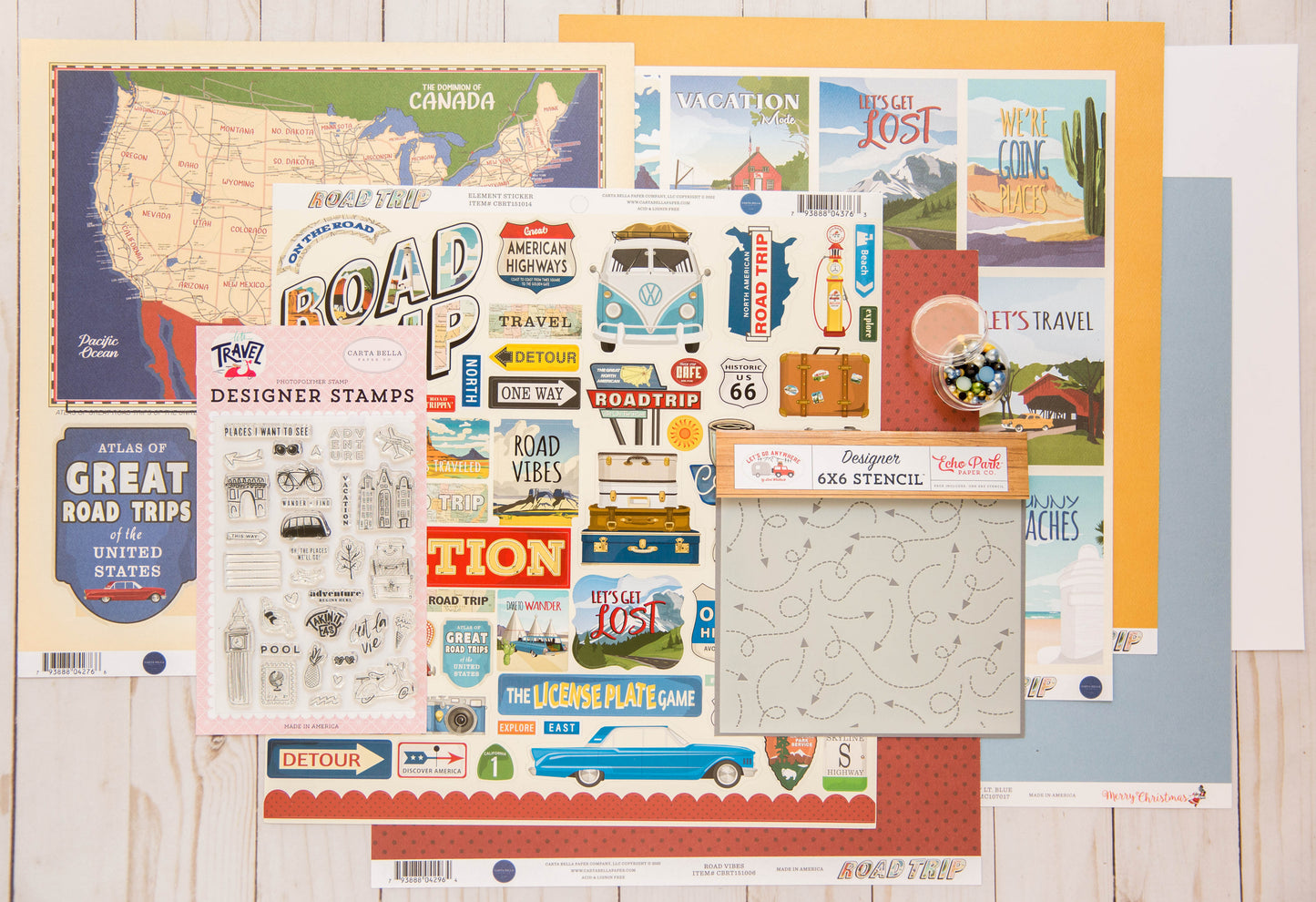 "Hit the Road" Page Kit by Meridy Twilling