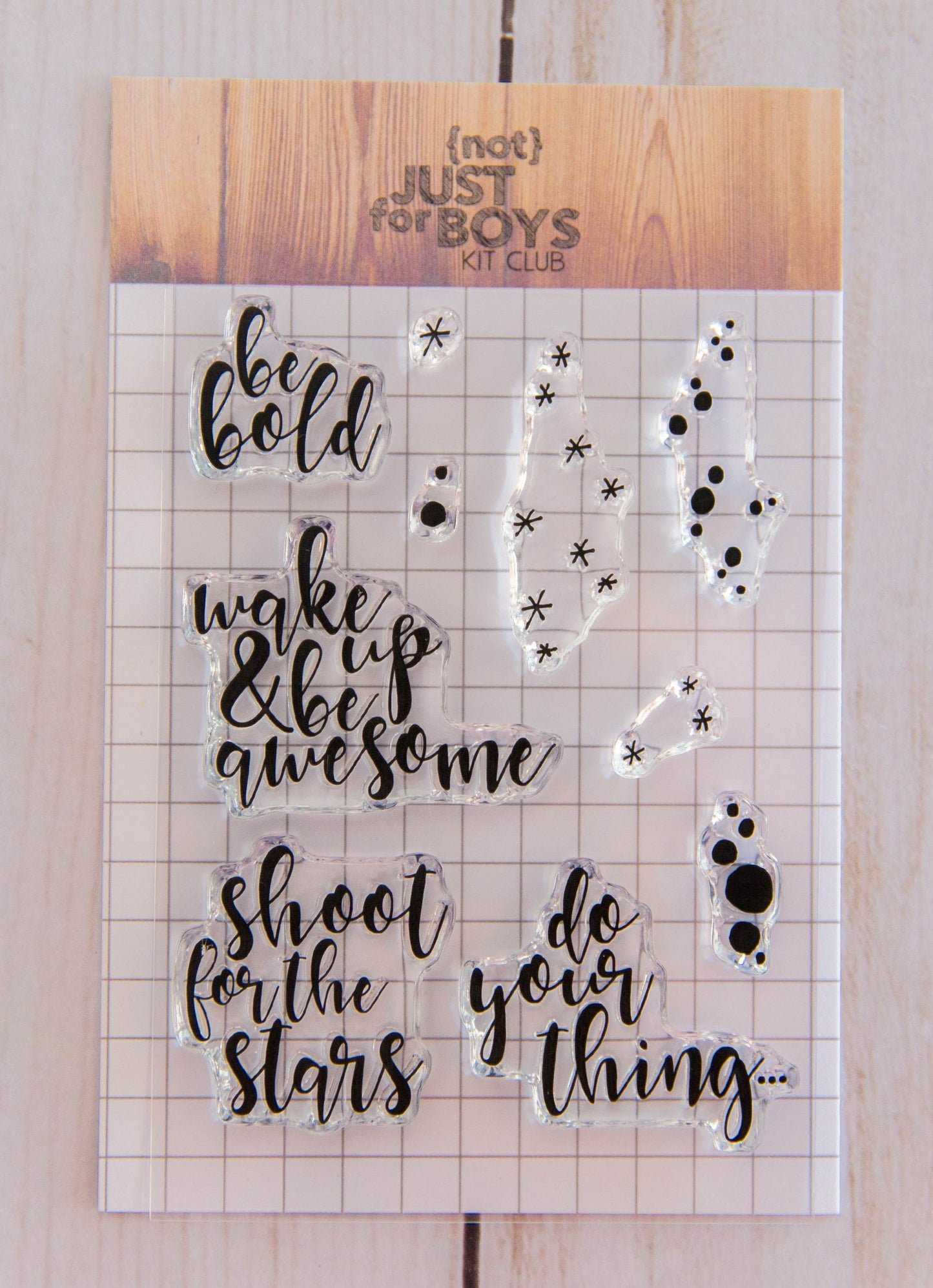 "Vibrant" NJFB 3x4 Stamp Set