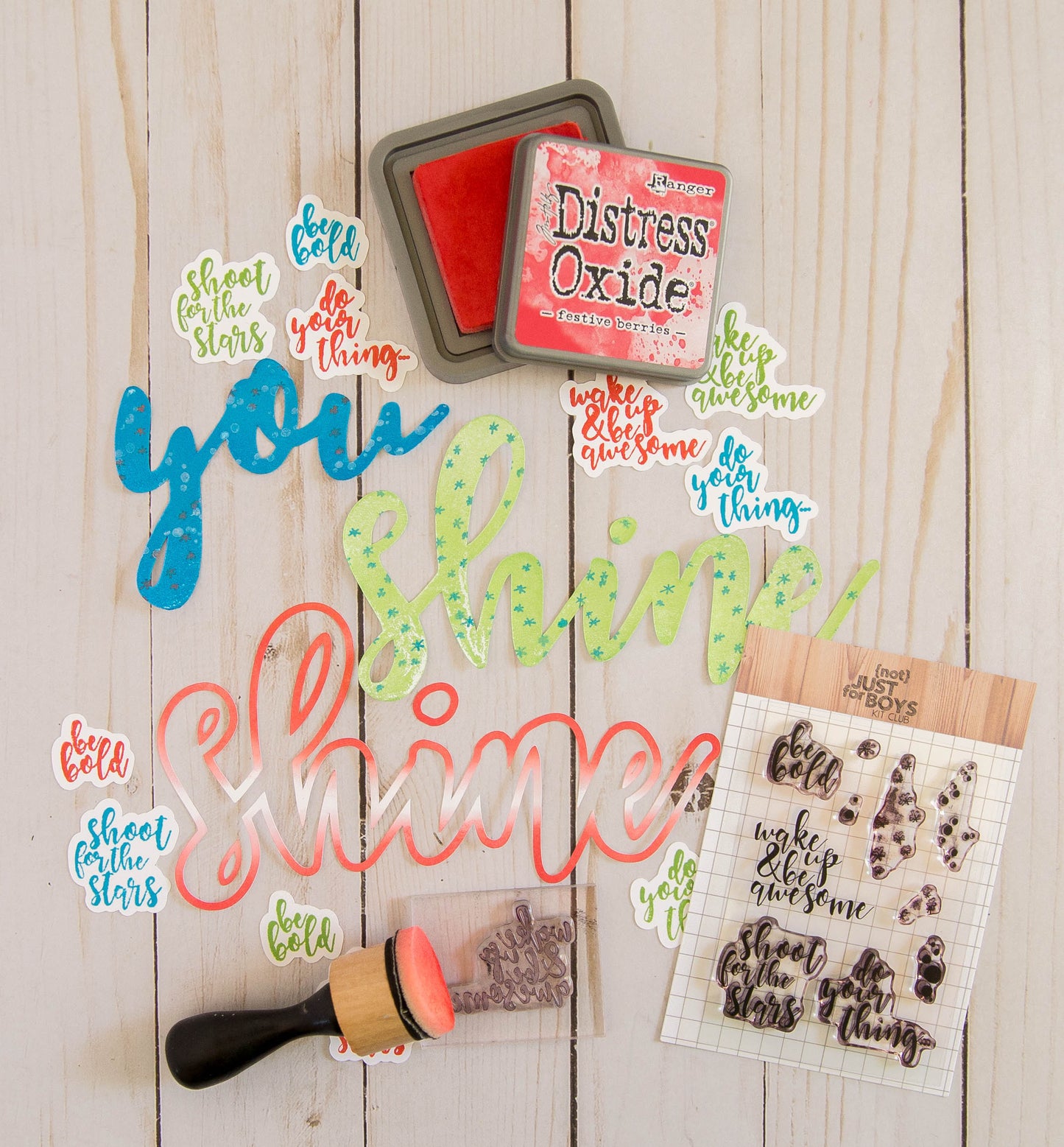 “Vibrant" NJFB Stamp Coordinating Digital Cut Files