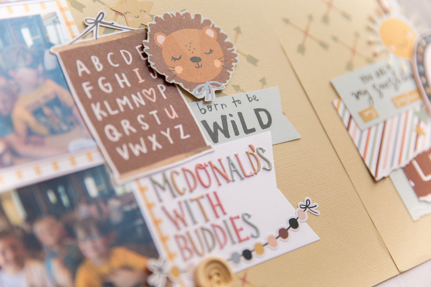 "Wild Child" Page Kit by Meridy Twilling