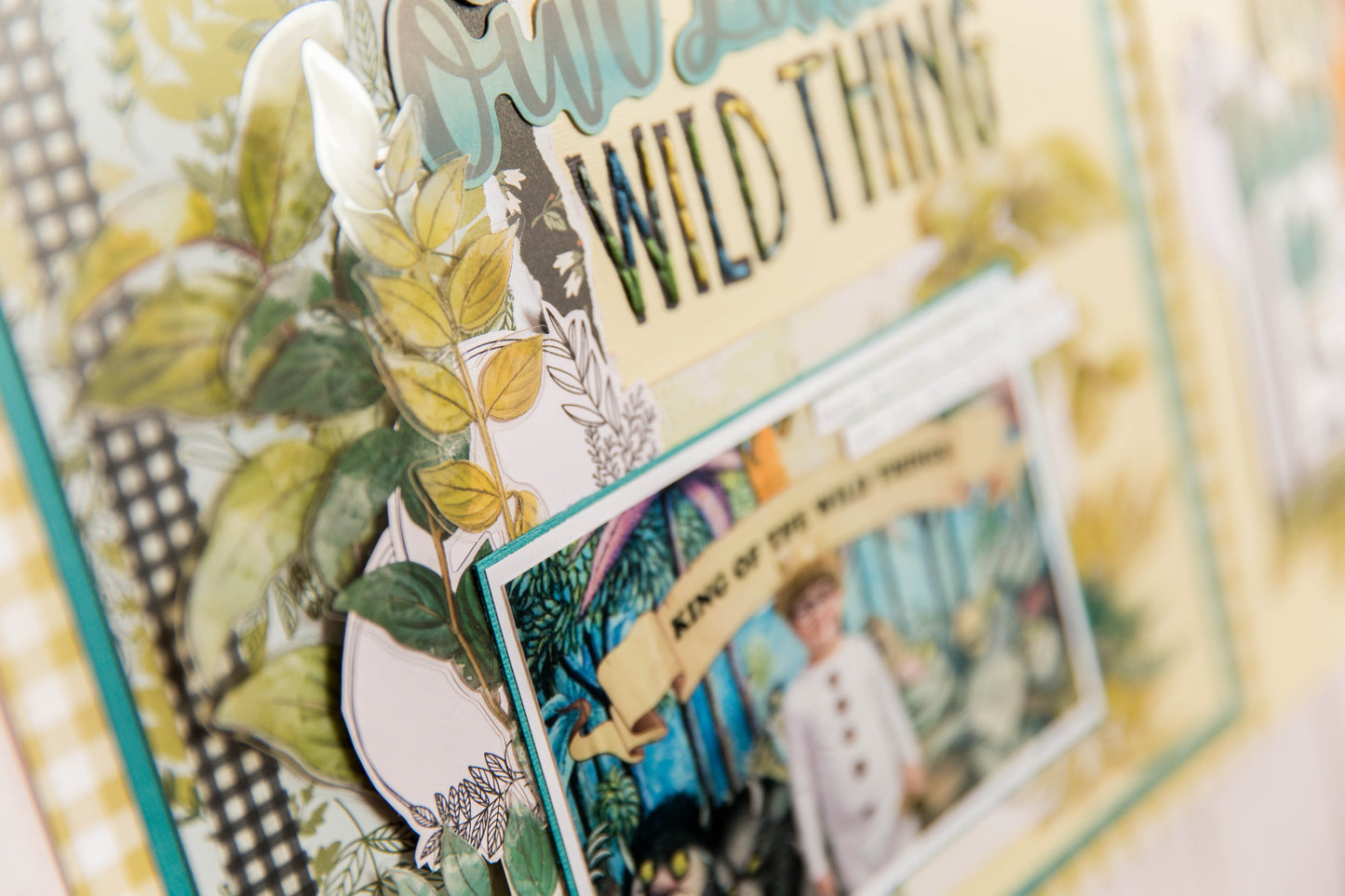 "Aquamarine Autumn Days" Page Kit by Meridy Twilling