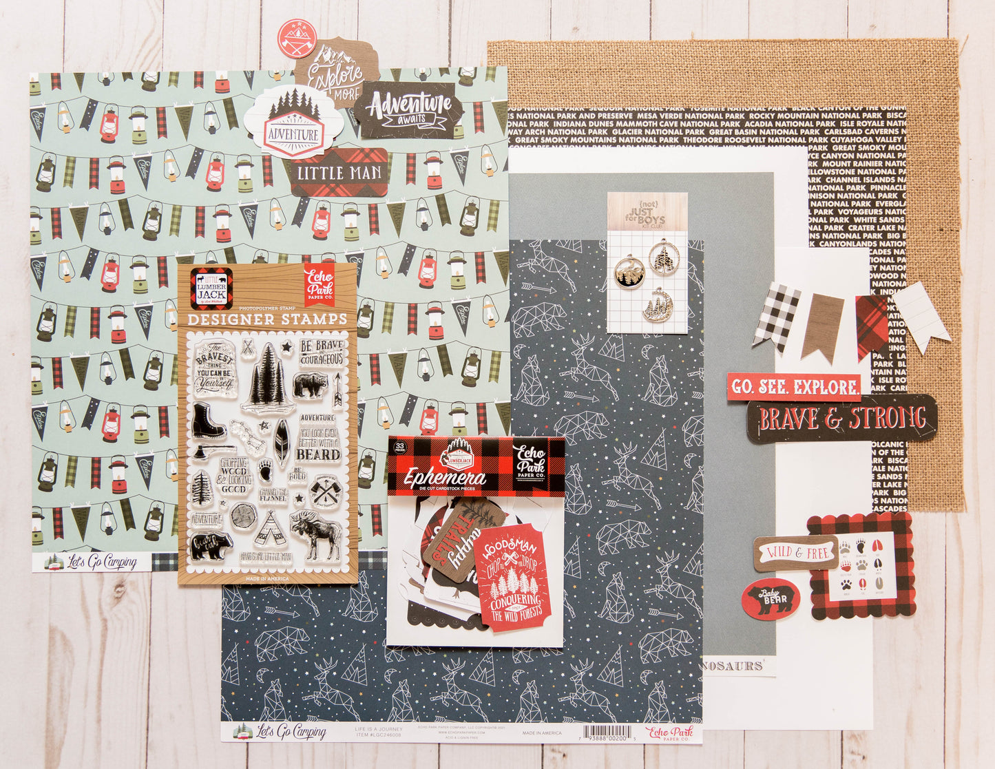 "Outdoor Adventures" Page Kit by Meridy Twilling