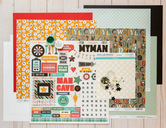 "What a Man!" Page Kit by Meridy Twilling