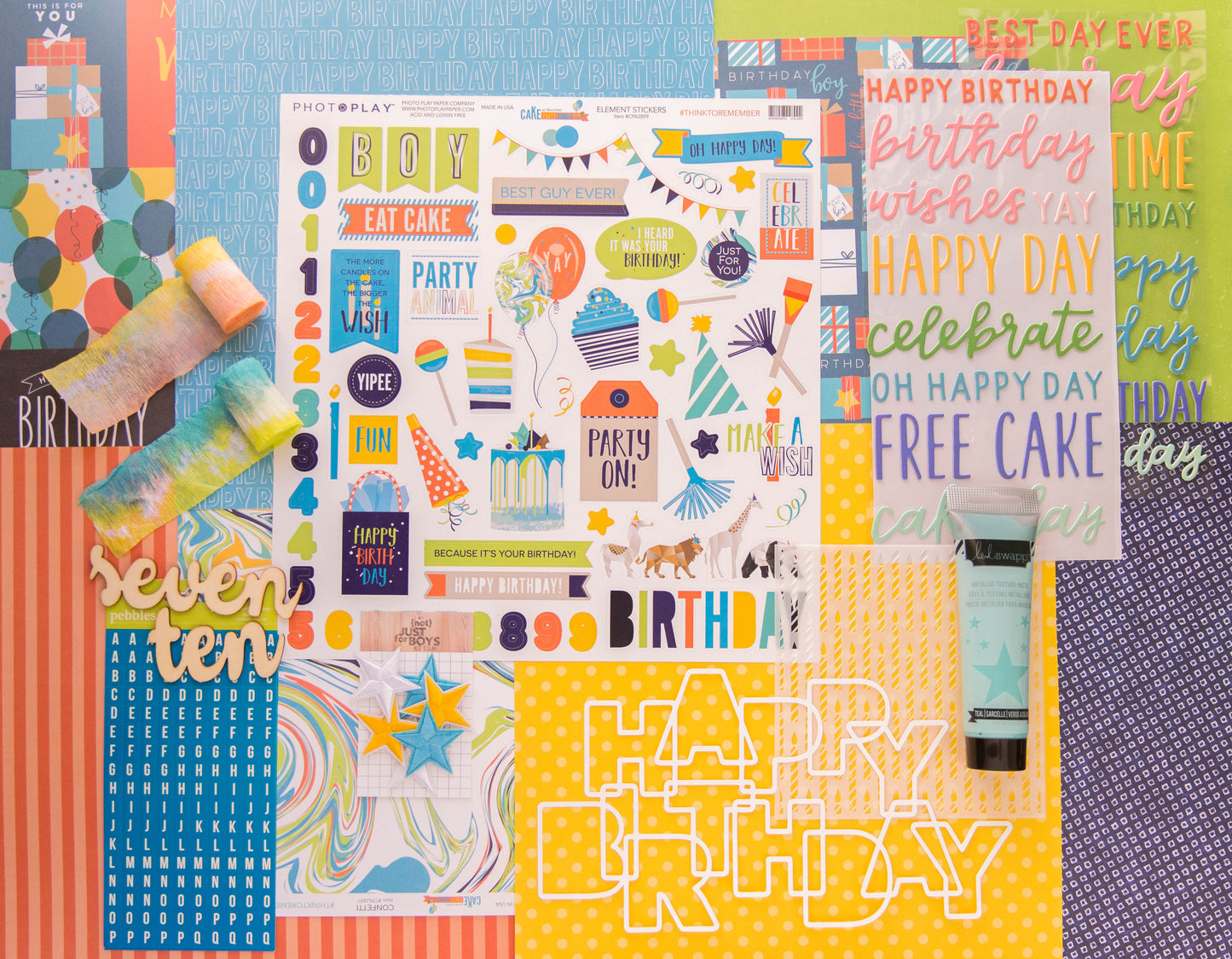 "Birthday Bash" Deluxe Theme Kit