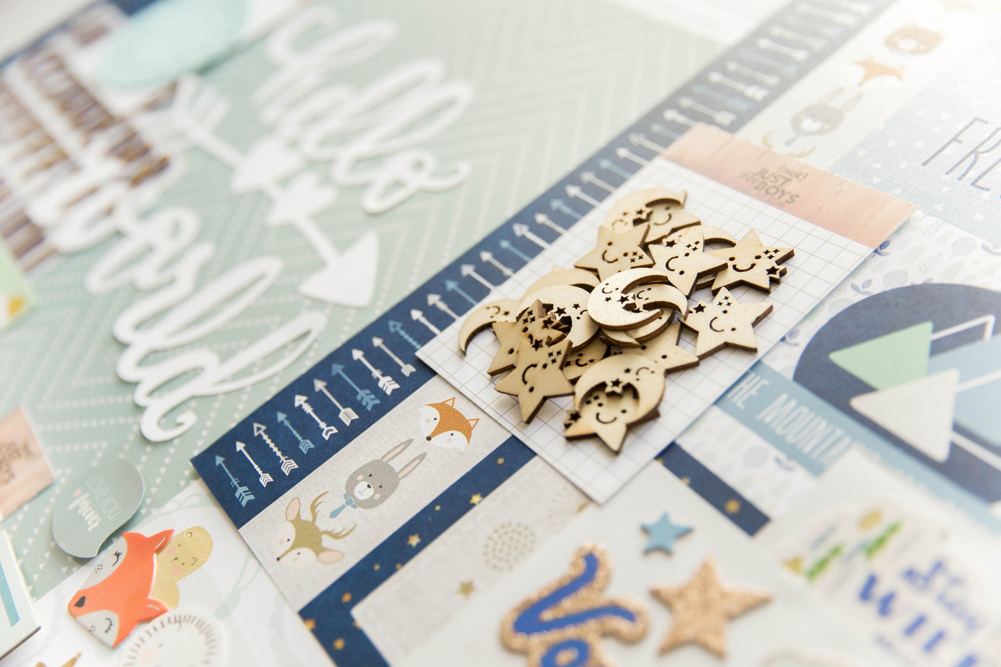 "Precious Baby Boy" Deluxe Theme Kit