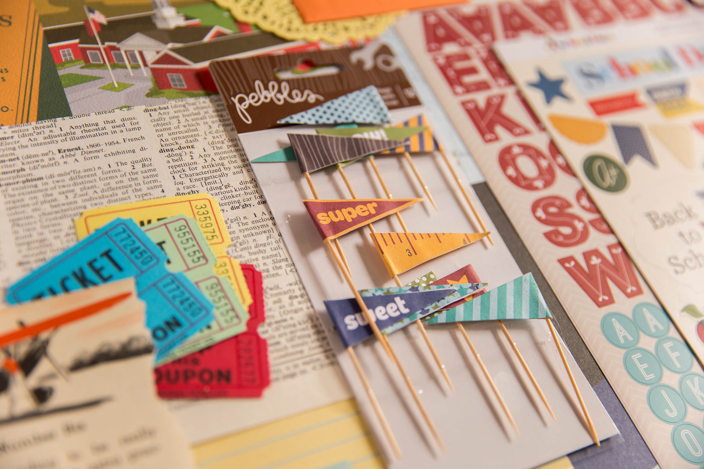 "School Days” Deluxe Theme Kit