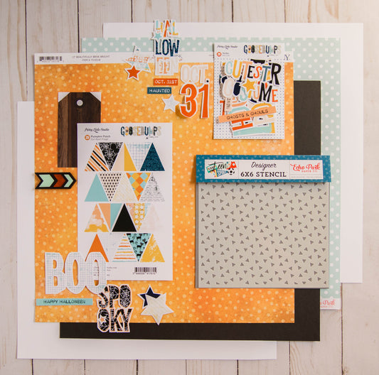 "Halloween" NJFB Page Kit by Meridy Twilling
