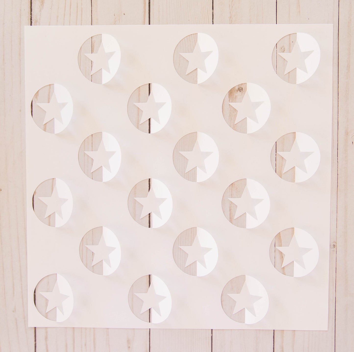 "Staggered Stars" Cardstock Cut