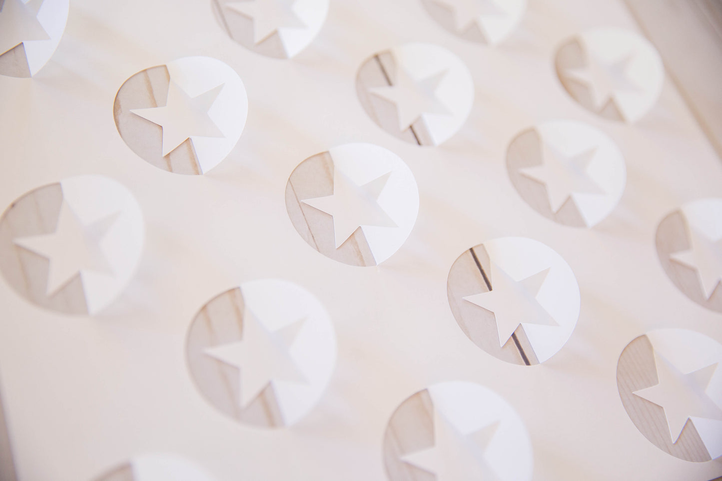 "Staggered Stars" Cardstock Cut