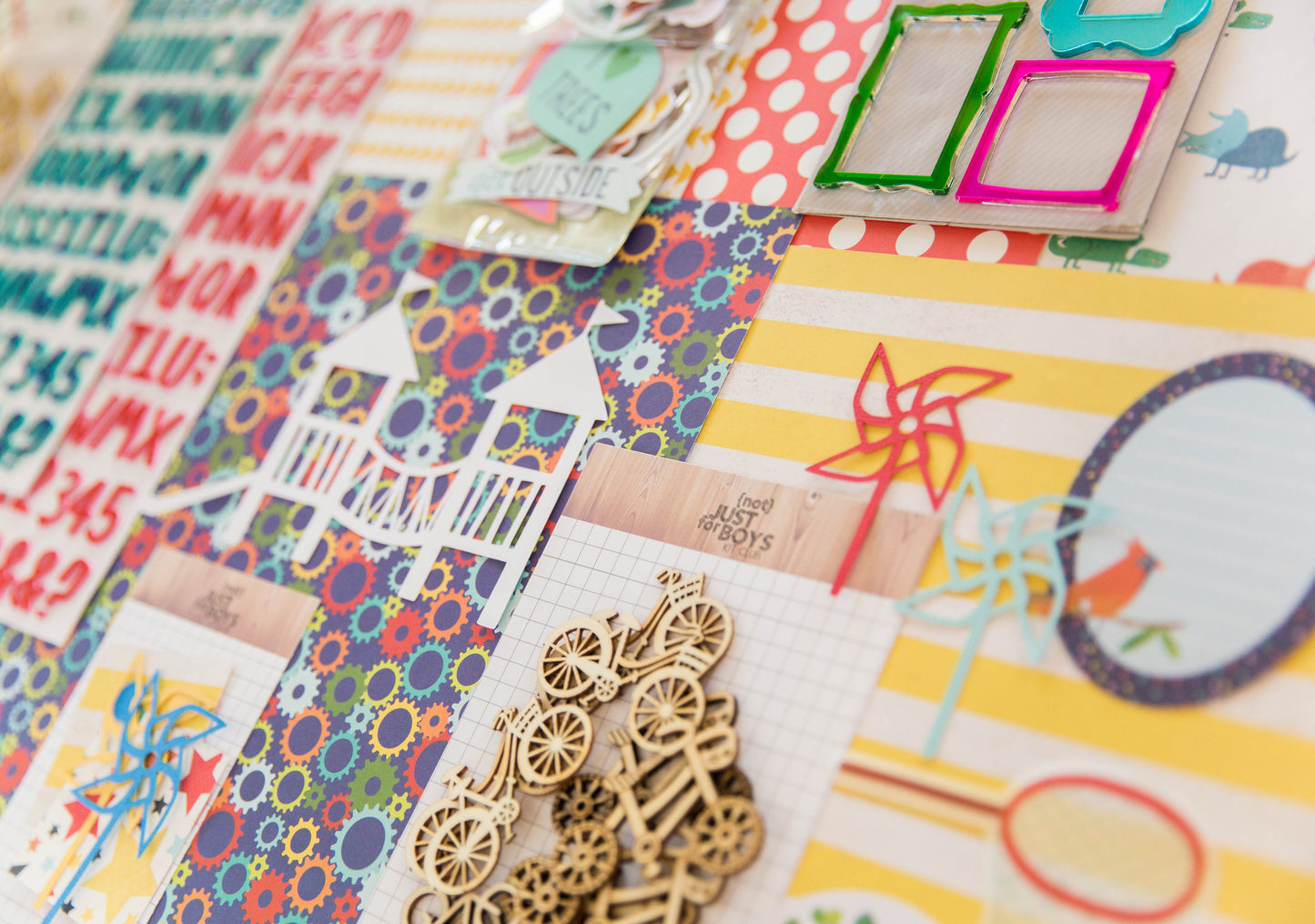"Pinwheels & Playgrounds" Deluxe Theme Kit