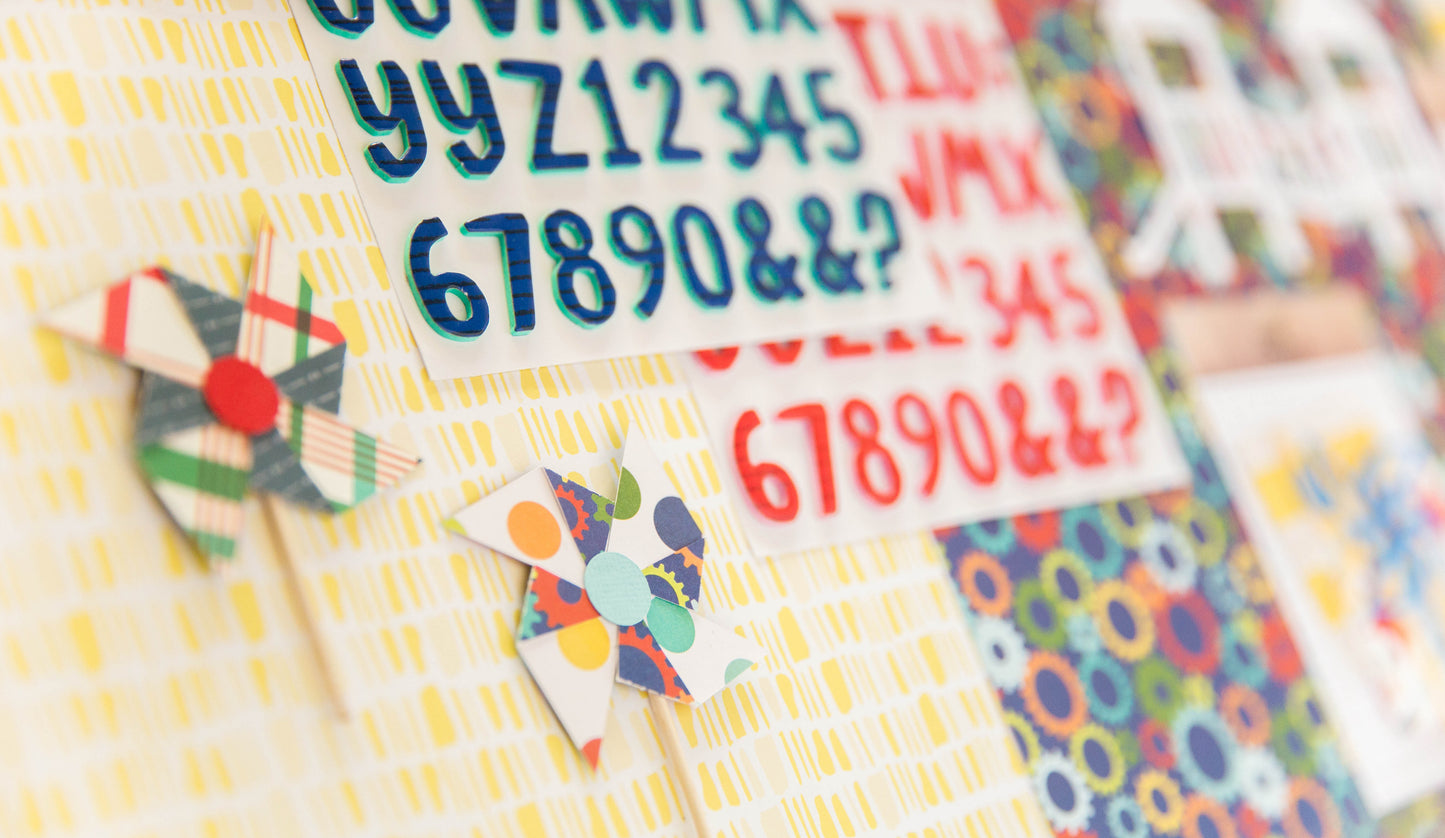 "Pinwheels & Playgrounds" Deluxe Theme Kit