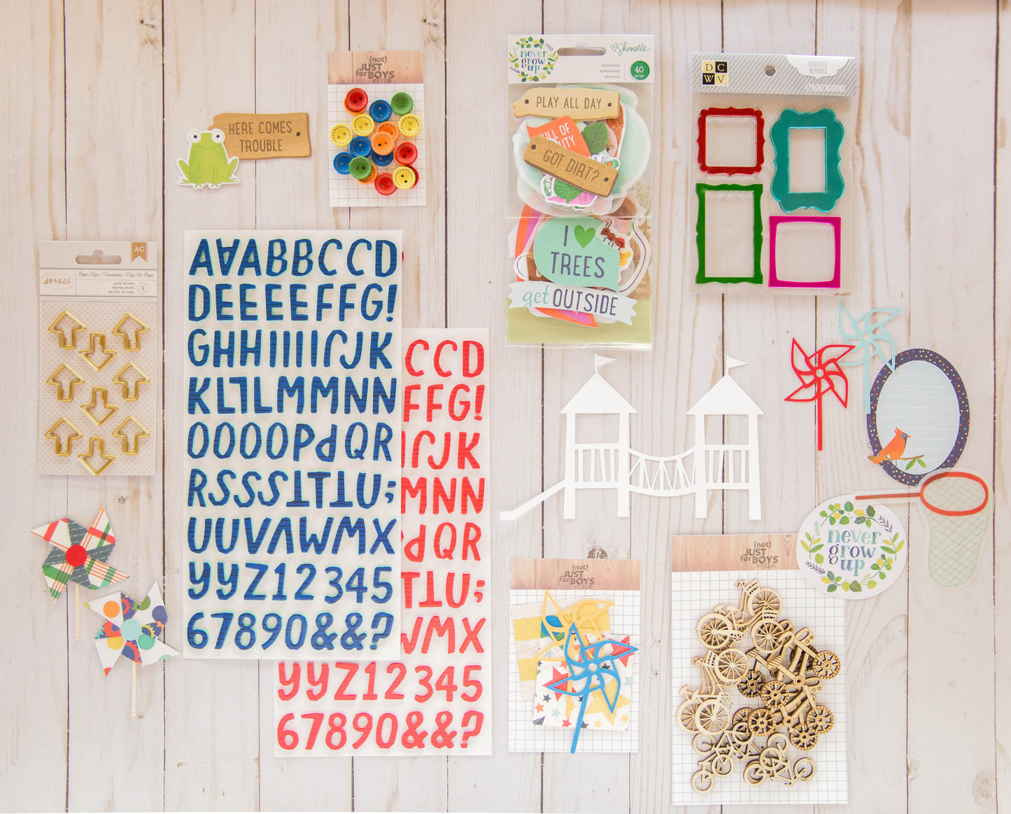 "Pinwheels & Playgrounds" Deluxe Theme Kit