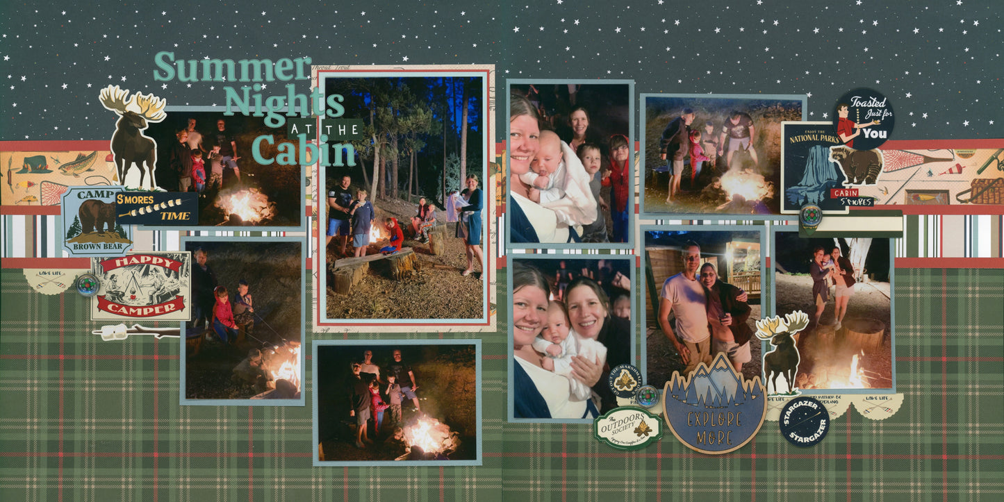"Happy Camper" Page Kit by Meridy Twilling