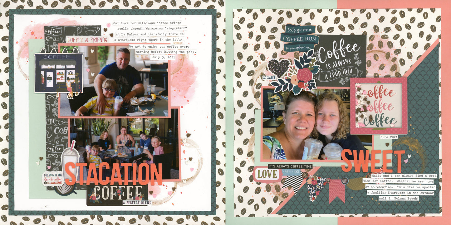 "Latte Love" Page Kit by Meridy Twilling