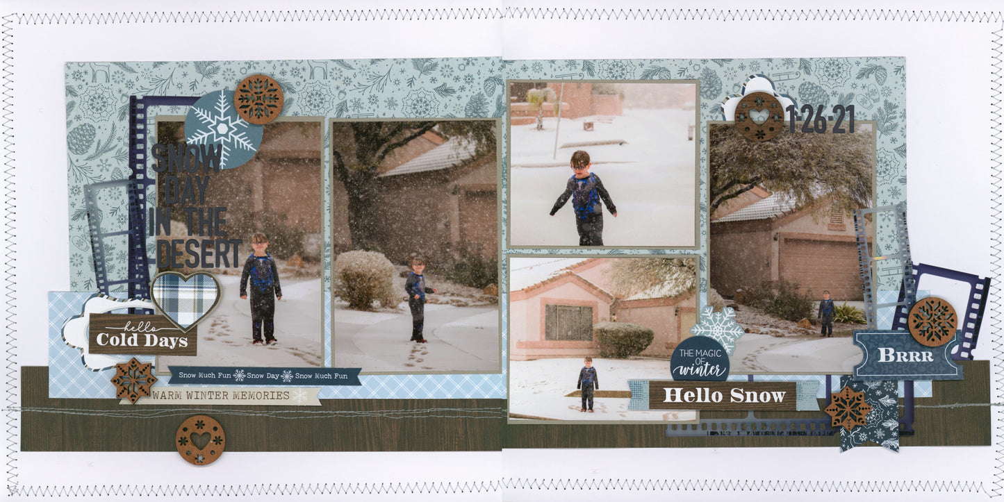 "Keepin' Cozy" Page Kit by Meridy Twilling