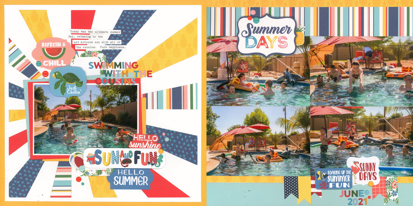 "Soak Up the Sun" Page Kit by Meridy Twilling