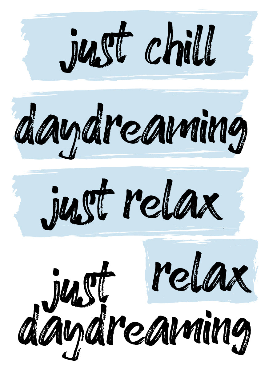 "Relax" 3 x 4 Stamp Set