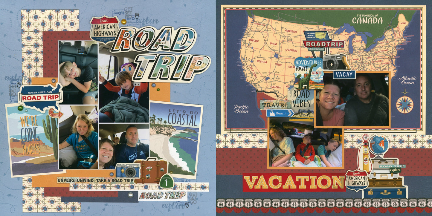 "Hit the Road" Page Kit by Meridy Twilling