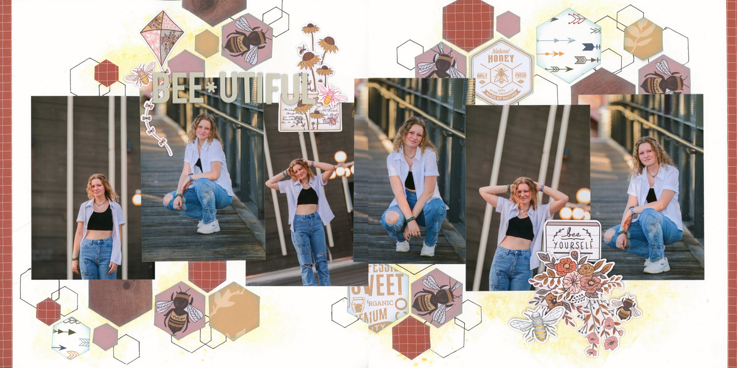 "Honeycomb" Page Kit by Meridy Twilling