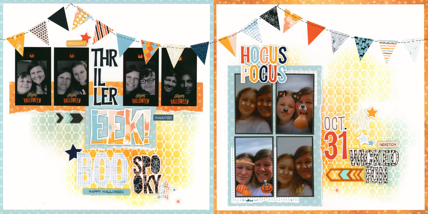 "Halloween" NJFB Page Kit by Meridy Twilling