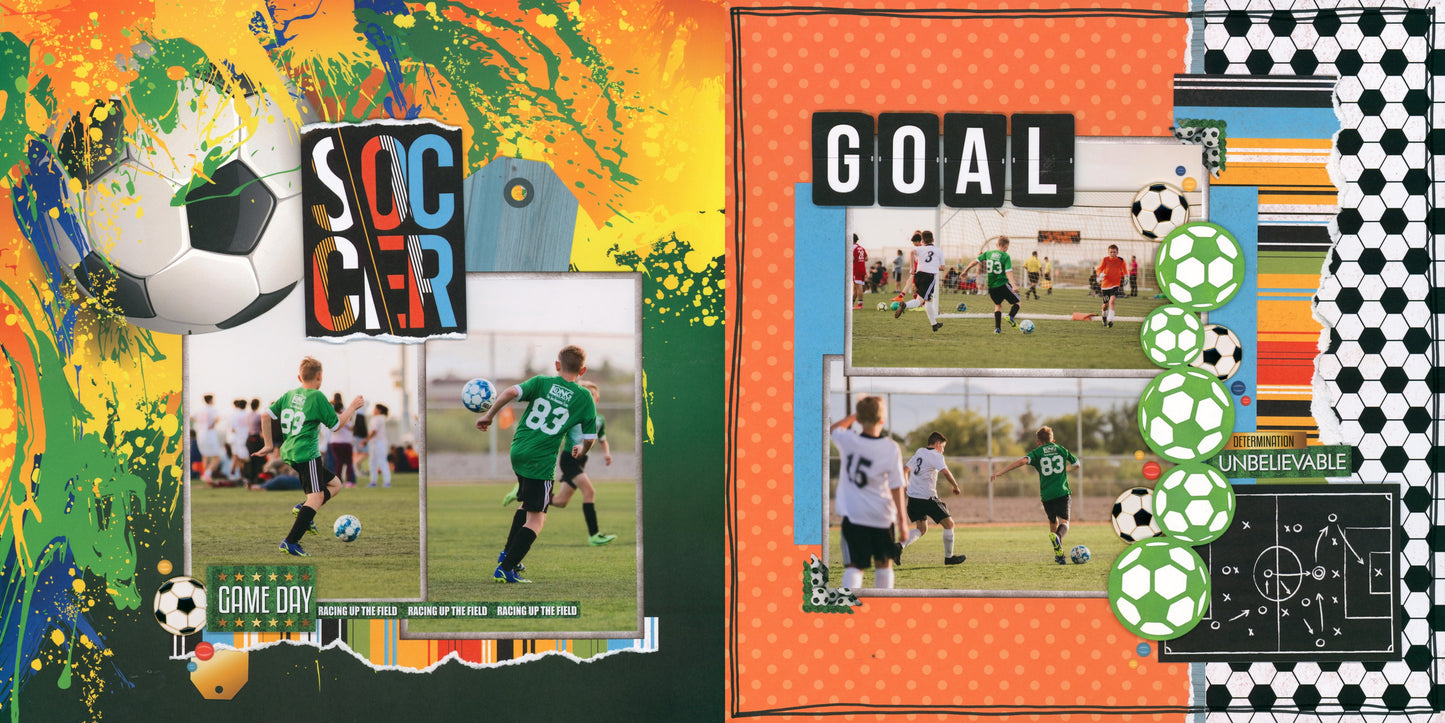 "Kick It" Page Kit by Meridy Twilling