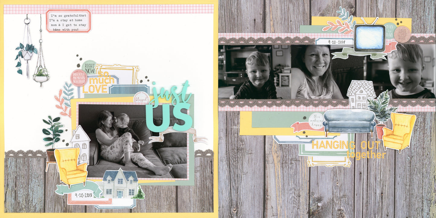 "Just Us" Page Kit by Meridy Twilling
