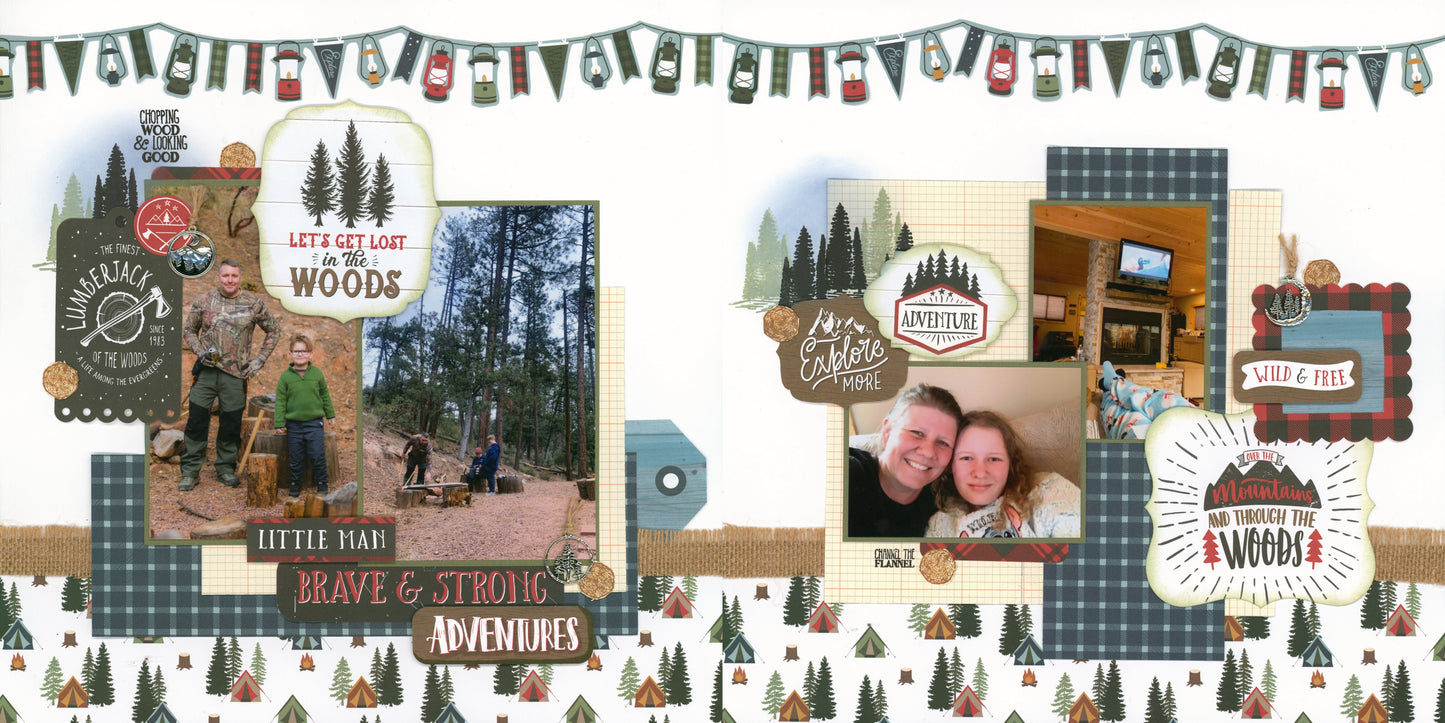 "Outdoor Adventures" Page Kit by Meridy Twilling
