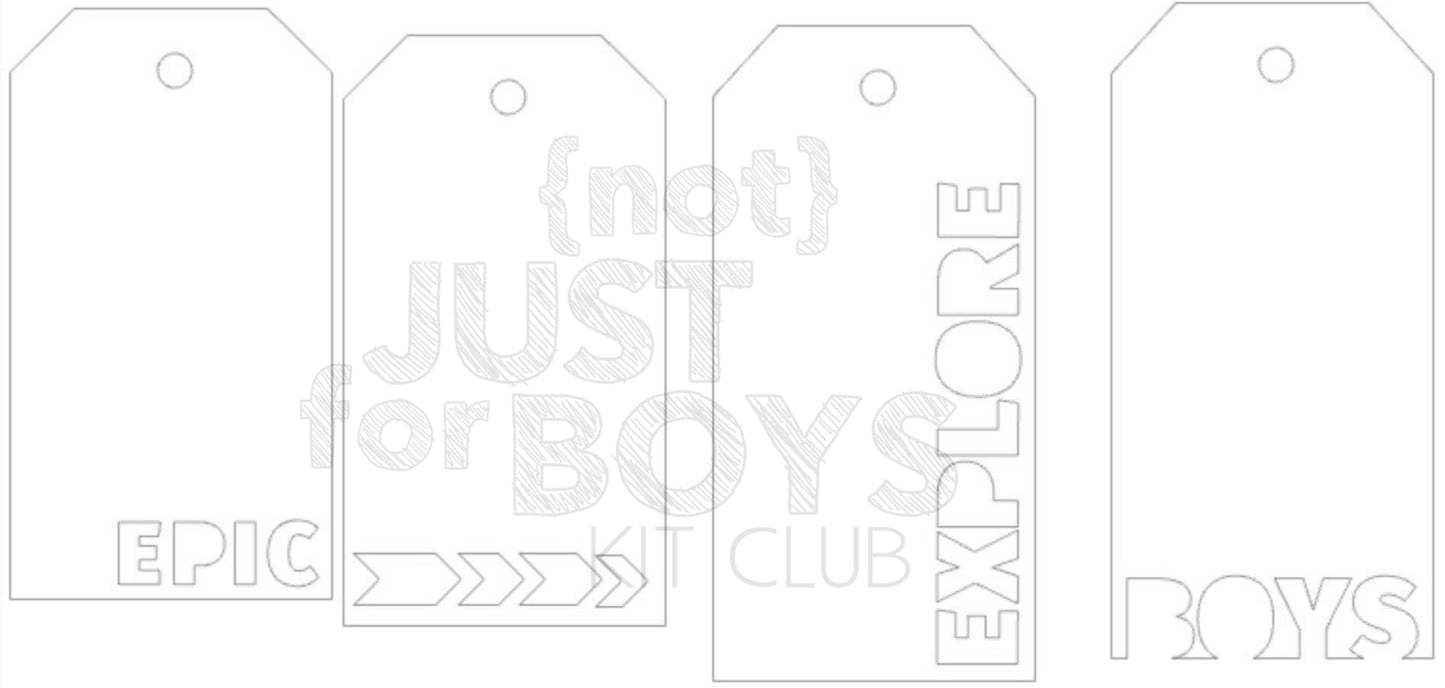 "Debut" Tags Cut File