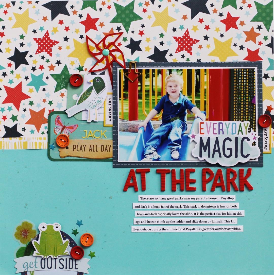 "Pinwheels & Playgrounds" Deluxe Theme Kit