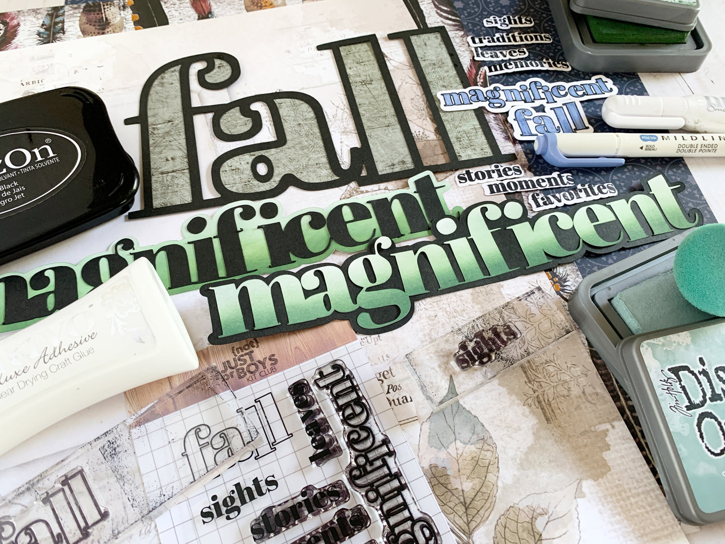 "Enchanted" NJFB Stamp Coordinating Digital Cut Files