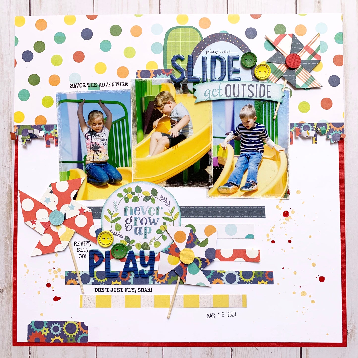 "Pinwheels & Playgrounds" Deluxe Theme Kit