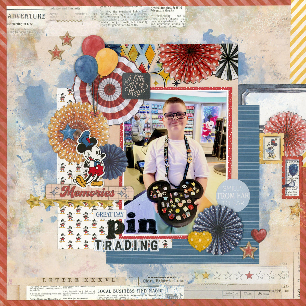 "Park Daydream” Creative Components Kit