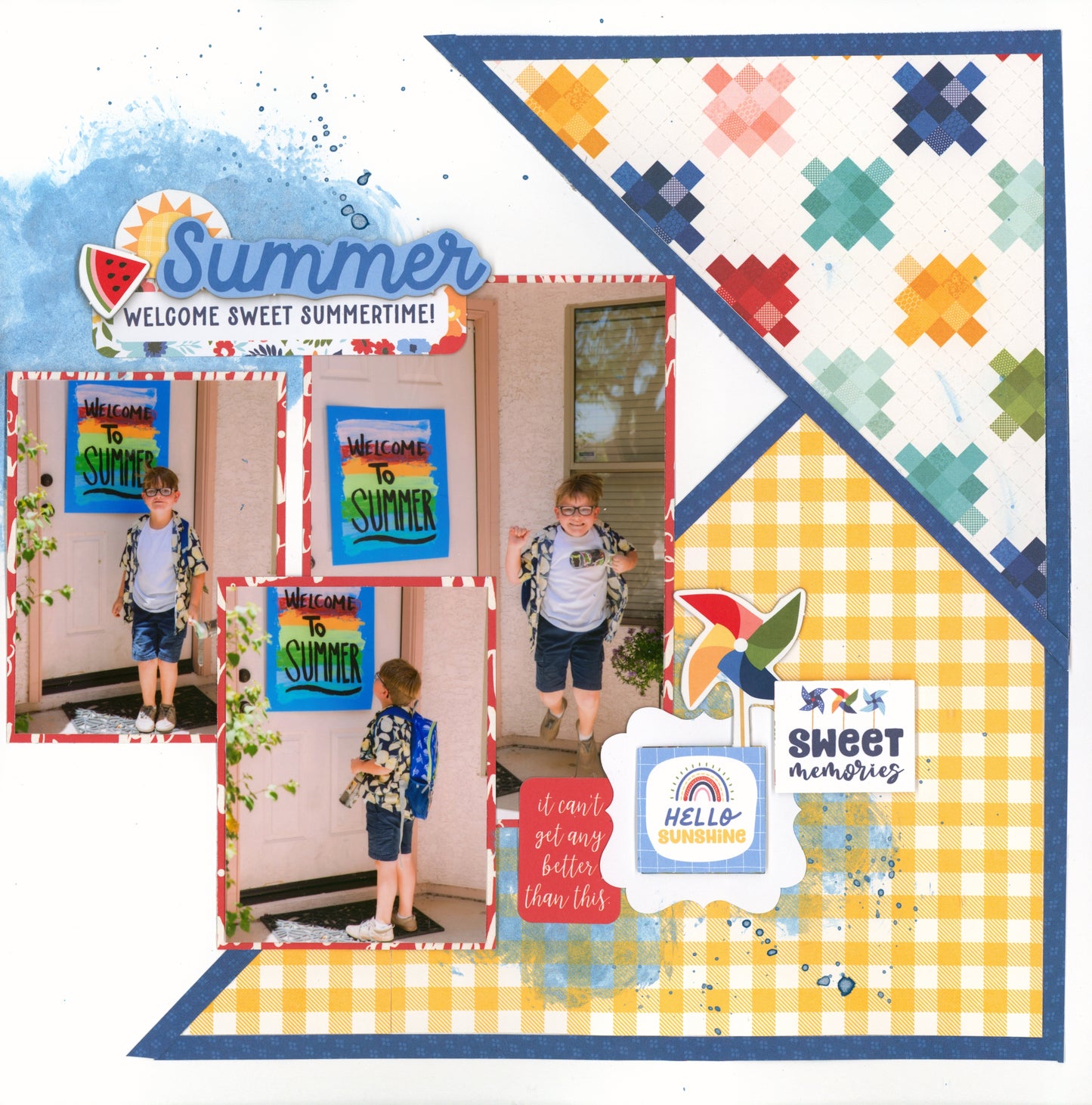 "Sizzling Summer" Page Kit by Meridy Twilling