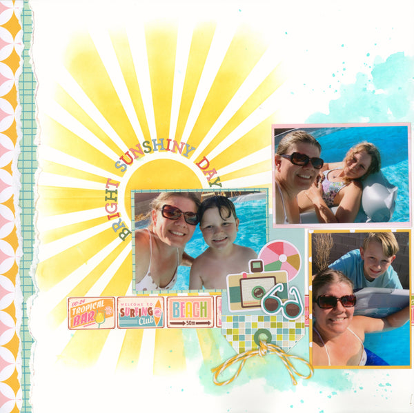 "Sunshiny Day" Page Kit by Meridy Twilling