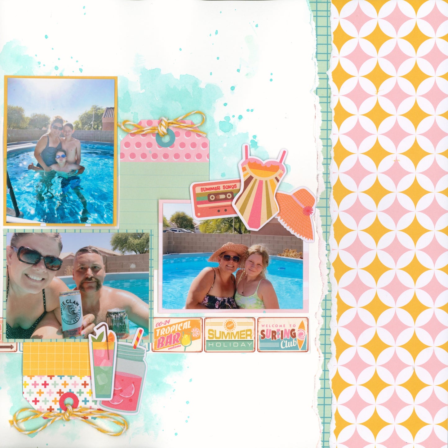 "Sunshiny Day" Page Kit by Meridy Twilling