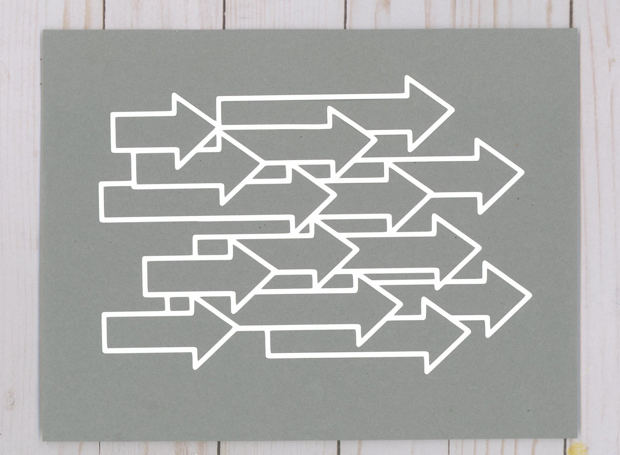 "Arrows" Cardstock Cut