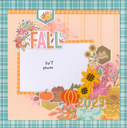 "Harvest Plaid" Page Kit by Meridy Twilling
