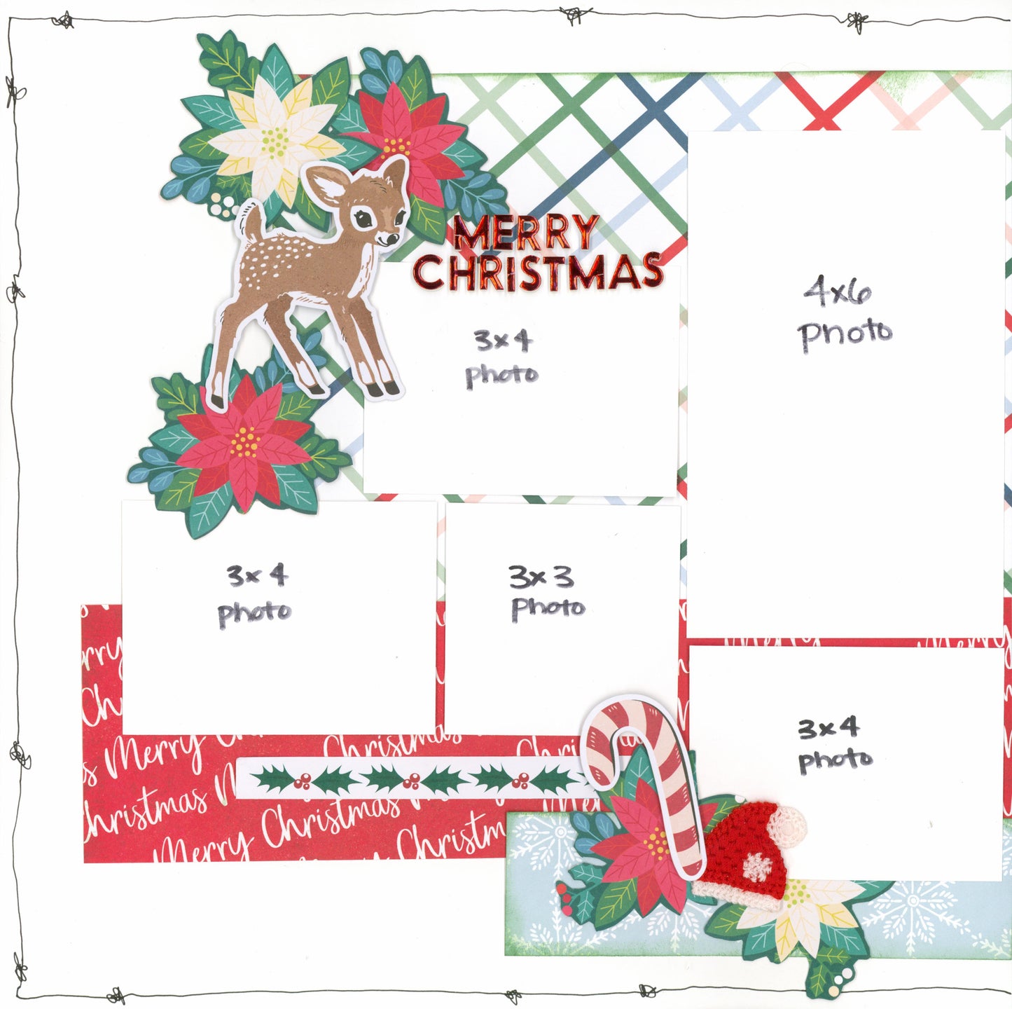"Merry & Bright" Page Kit by Meridy Twilling