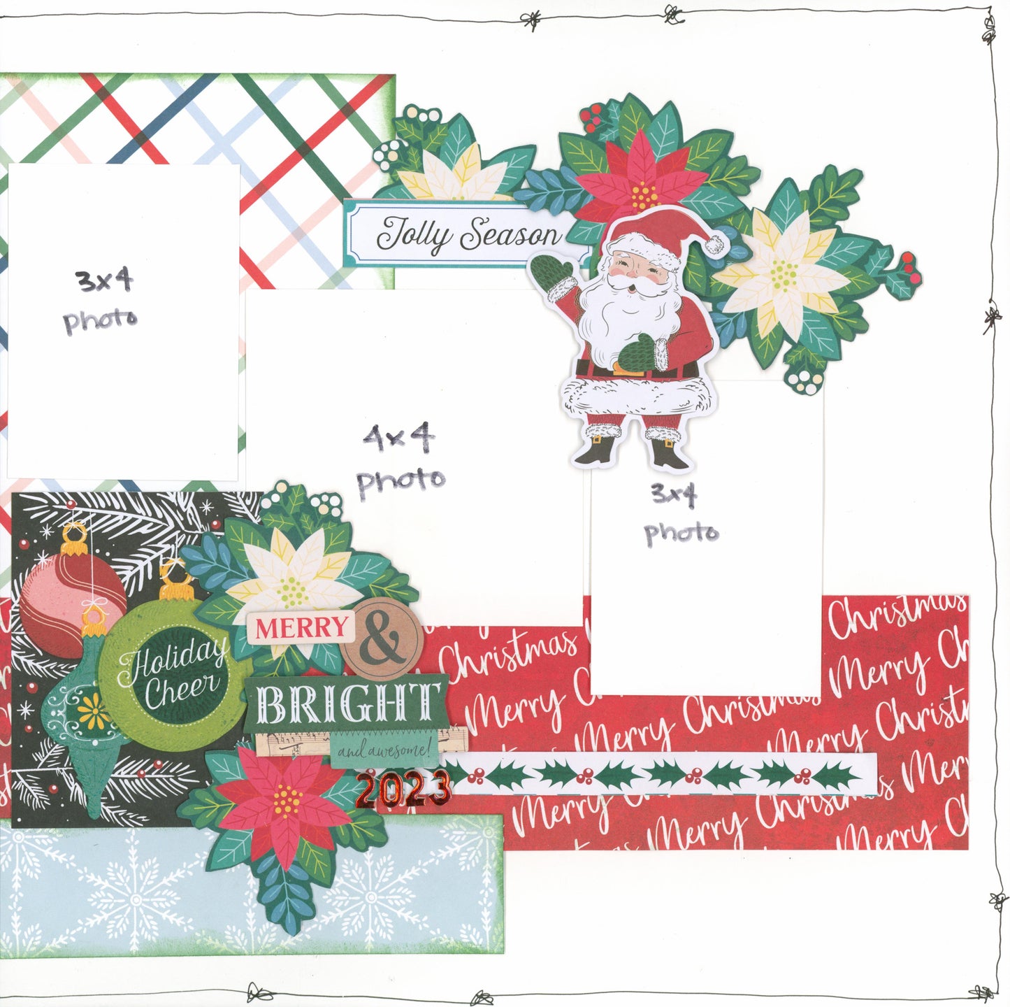 "Merry & Bright" Page Kit by Meridy Twilling
