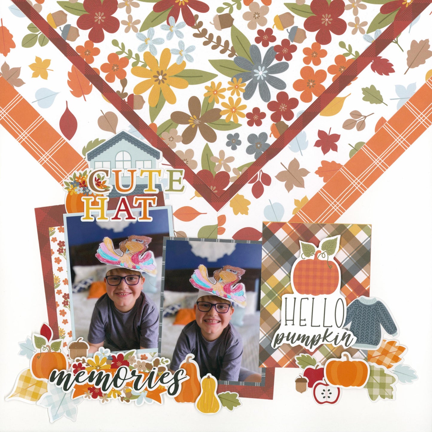 "Thankful" Mini Page Kit by Meridy Twilling