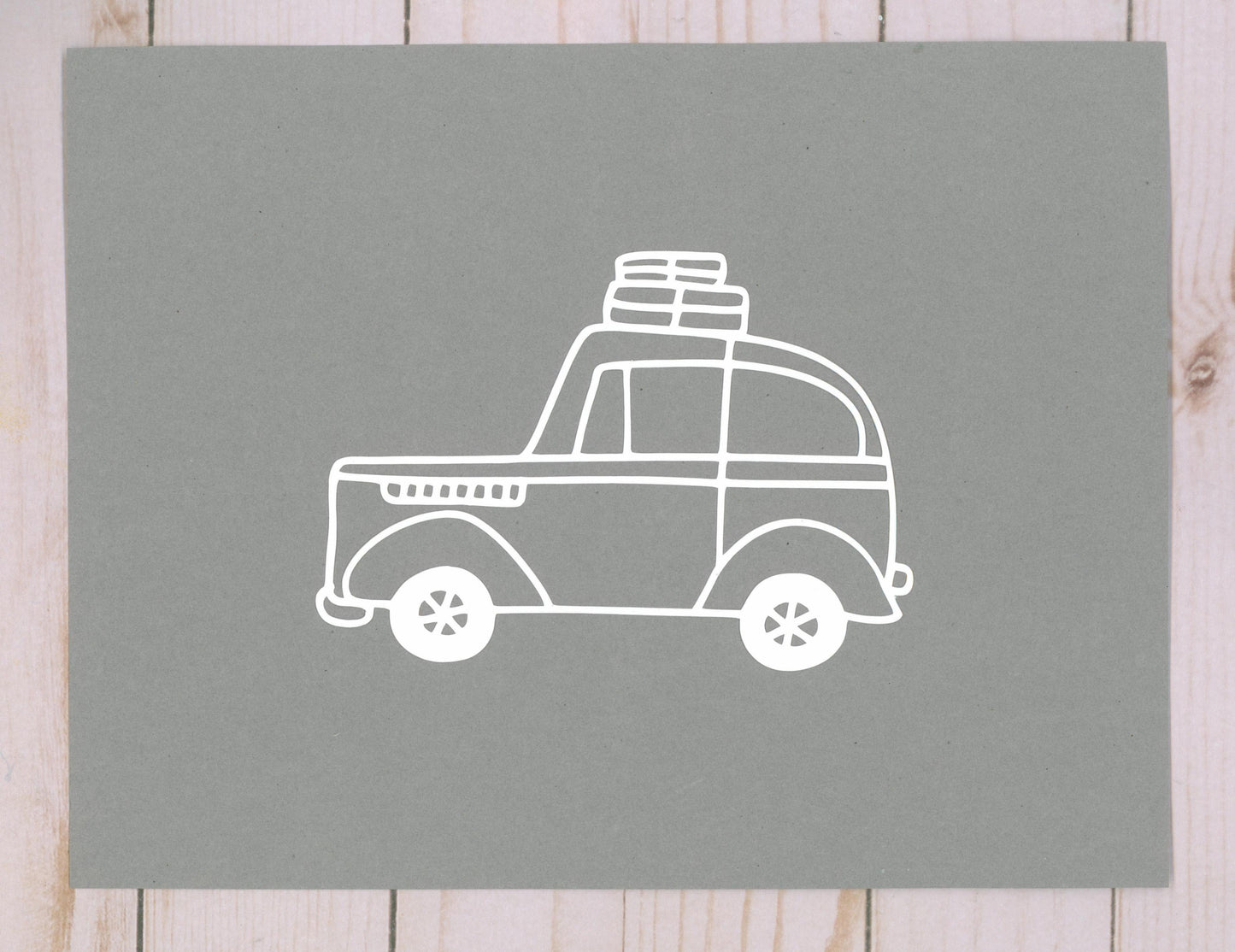 "Road Trip Car" Cardstock Cut