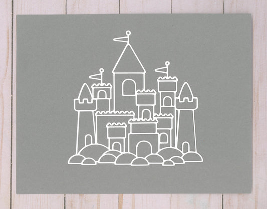 Sandcastle Cardstock Cut