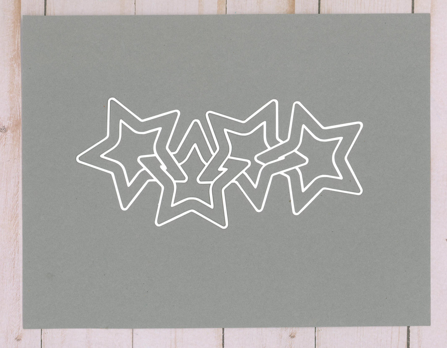 "Star Chain" Cardstock Cut