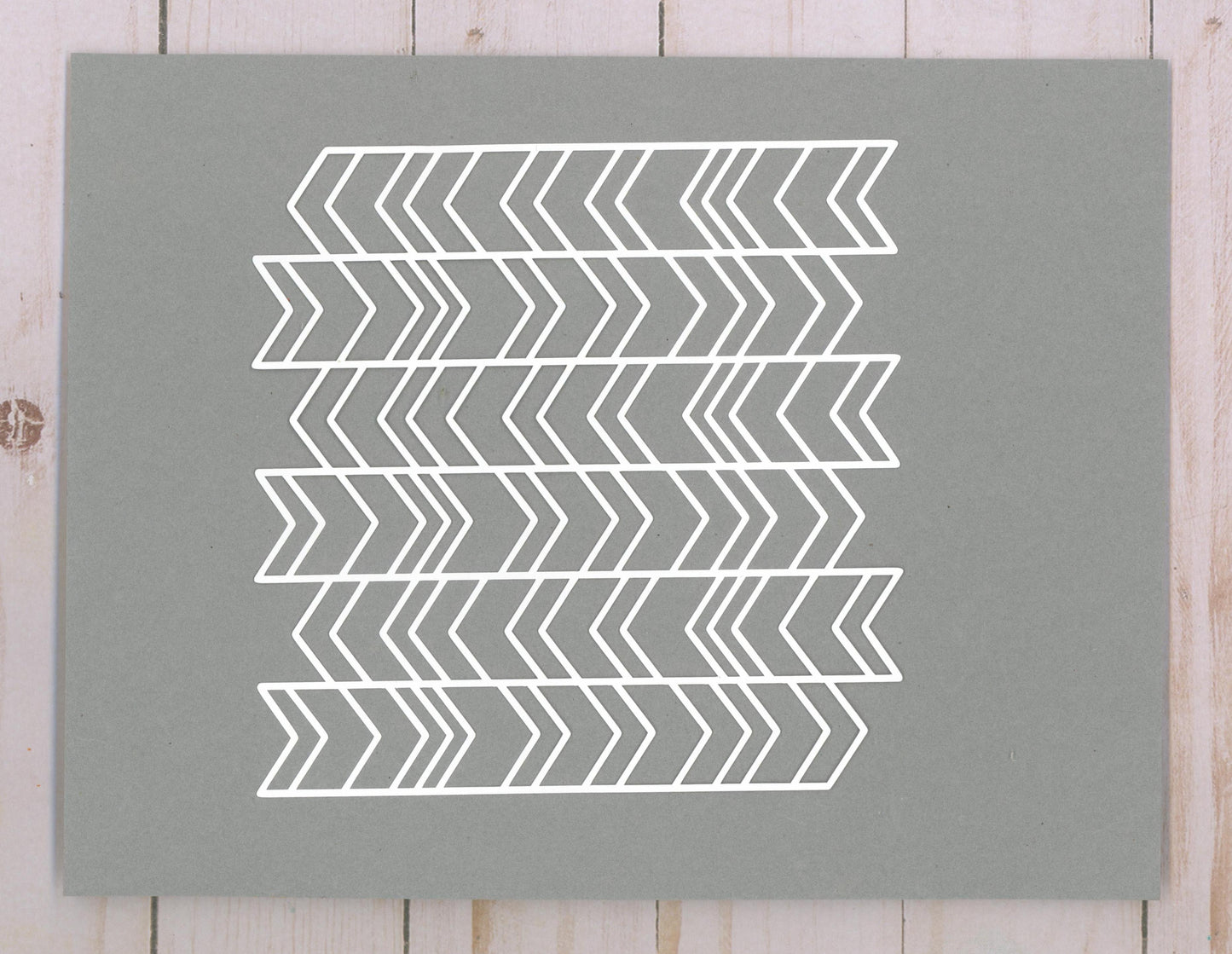 Chevron Background Cardstock Cut
