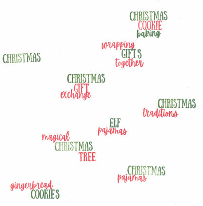 "Christmas Sentiments" 4x6 Stamp Set