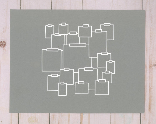 Moodboard Frame Cardstock Cut